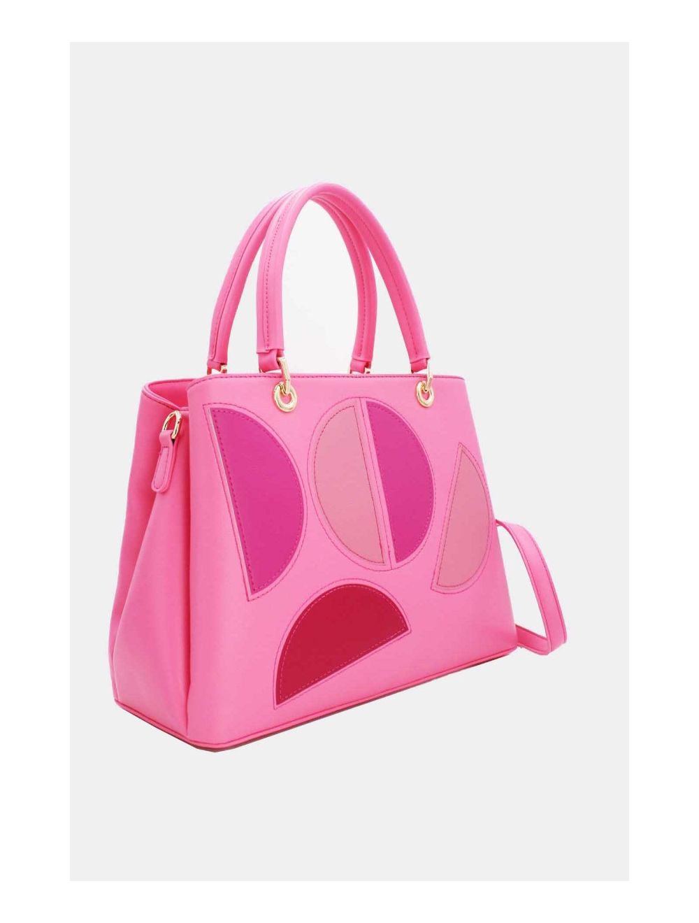 Tom&eva Sac à Main Décoré Des Demi-lunes-22B-5532-Pink