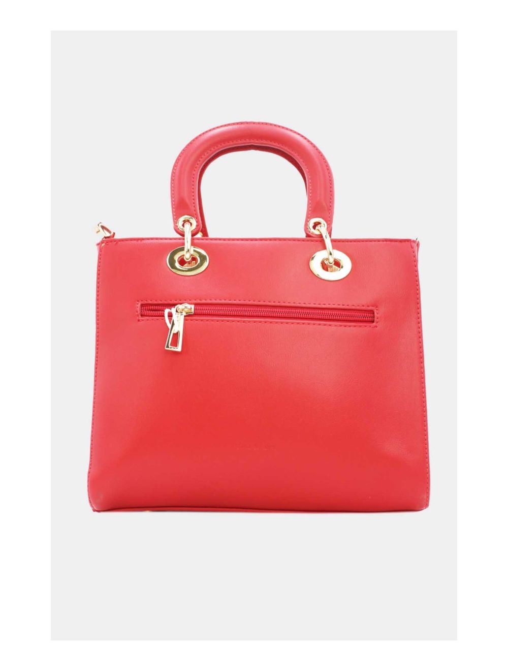 Tom&eva Sac à Main Décoré Des Losanges-22B-5675-Rouge