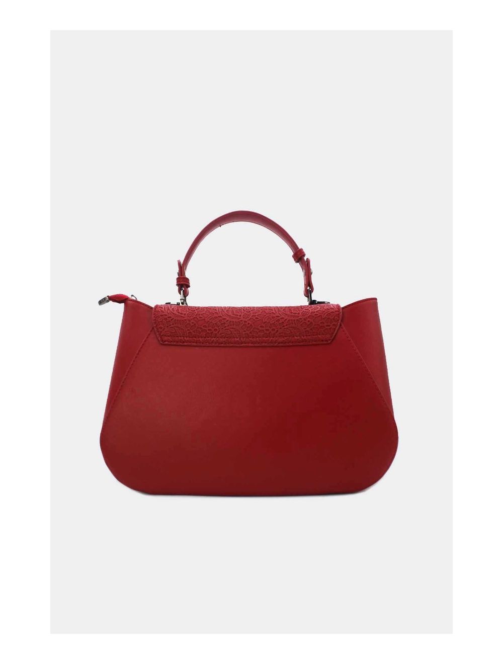 Tom&eva Sac à Main Effet Broderie Florale 24B-6102-Red