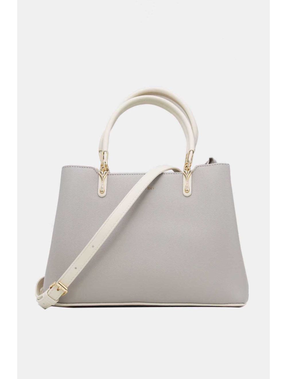 tom&eva Sac à Main Effet Cuir Minimaliste 24B-6079-Gris