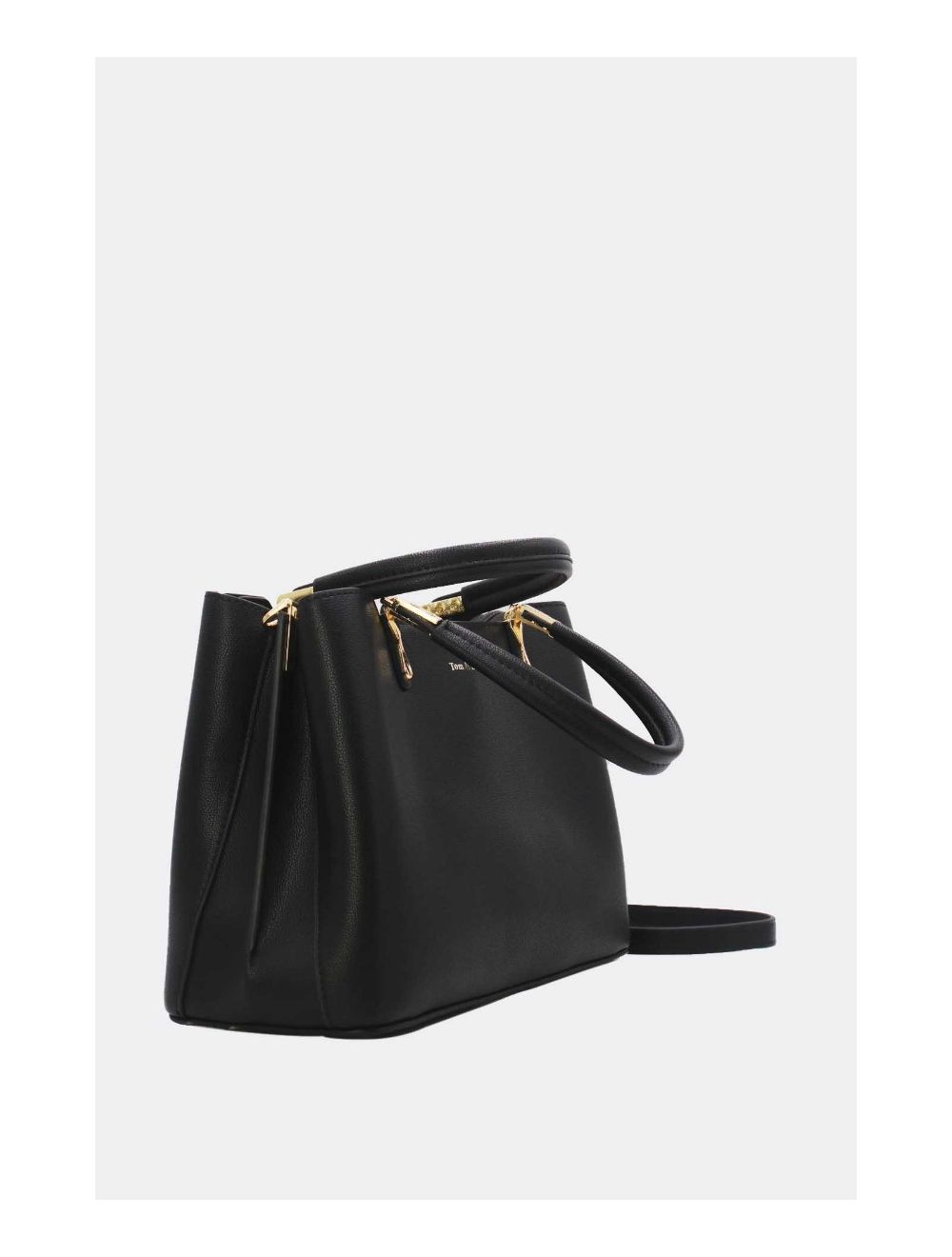Tom&eva Sac à Main Effet Cuir Minimaliste 24B-6079-Noir