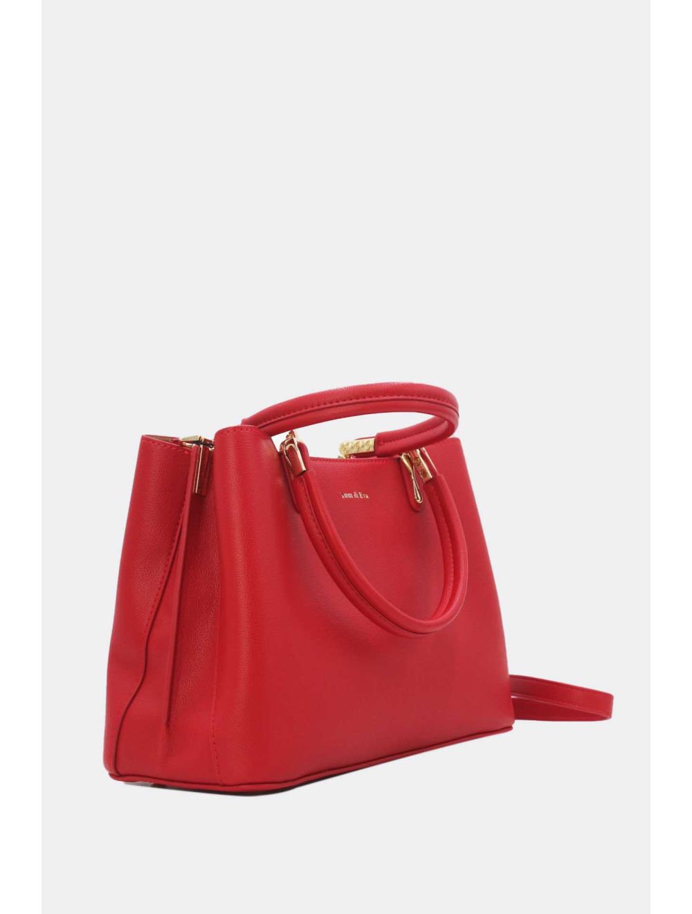 Tom&eva Sac à Main Effet Cuir Minimaliste 24B-6079-Rouge
