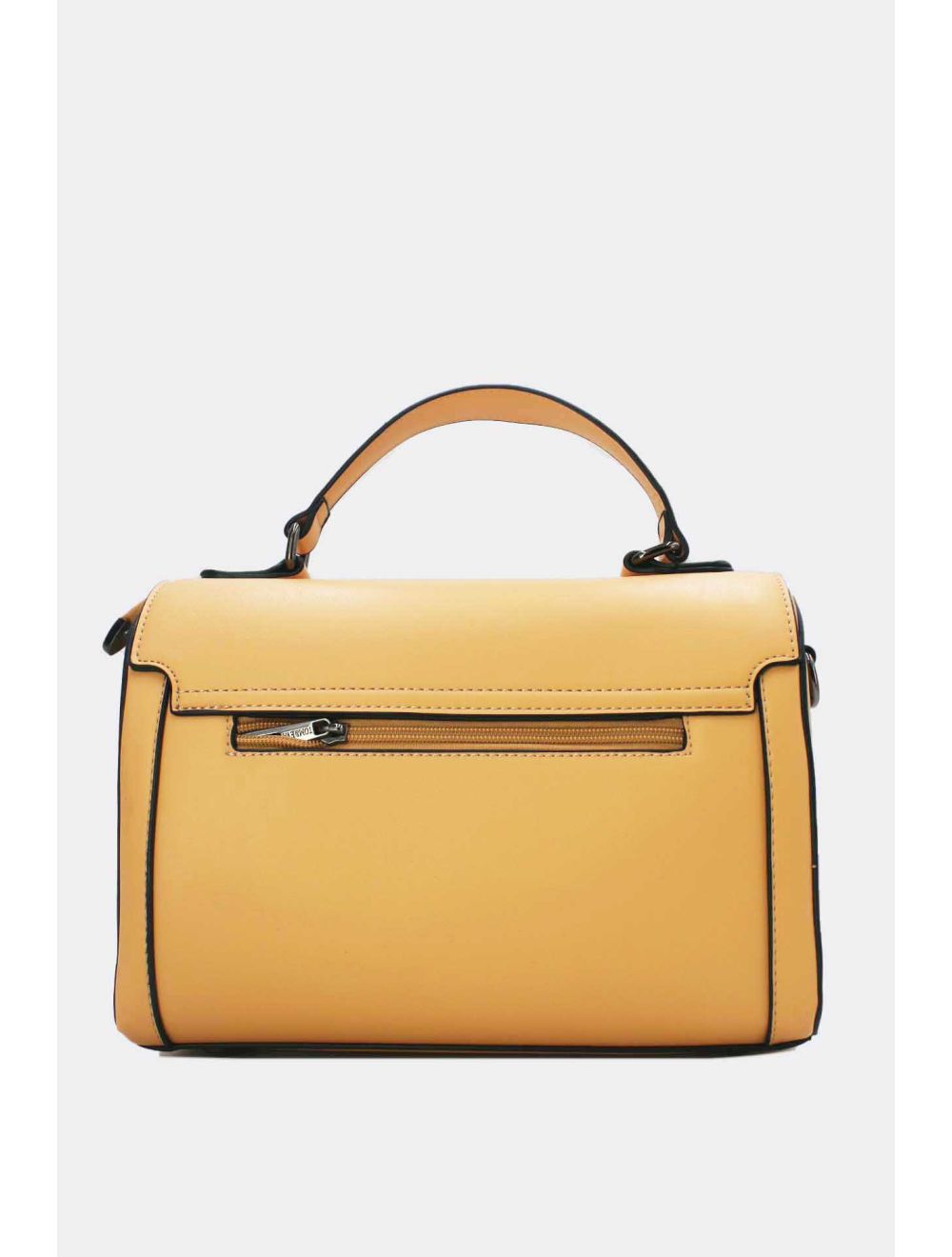 Tom&eva Sac à Main Effet Osier Tressé 24B-6033-Abricot