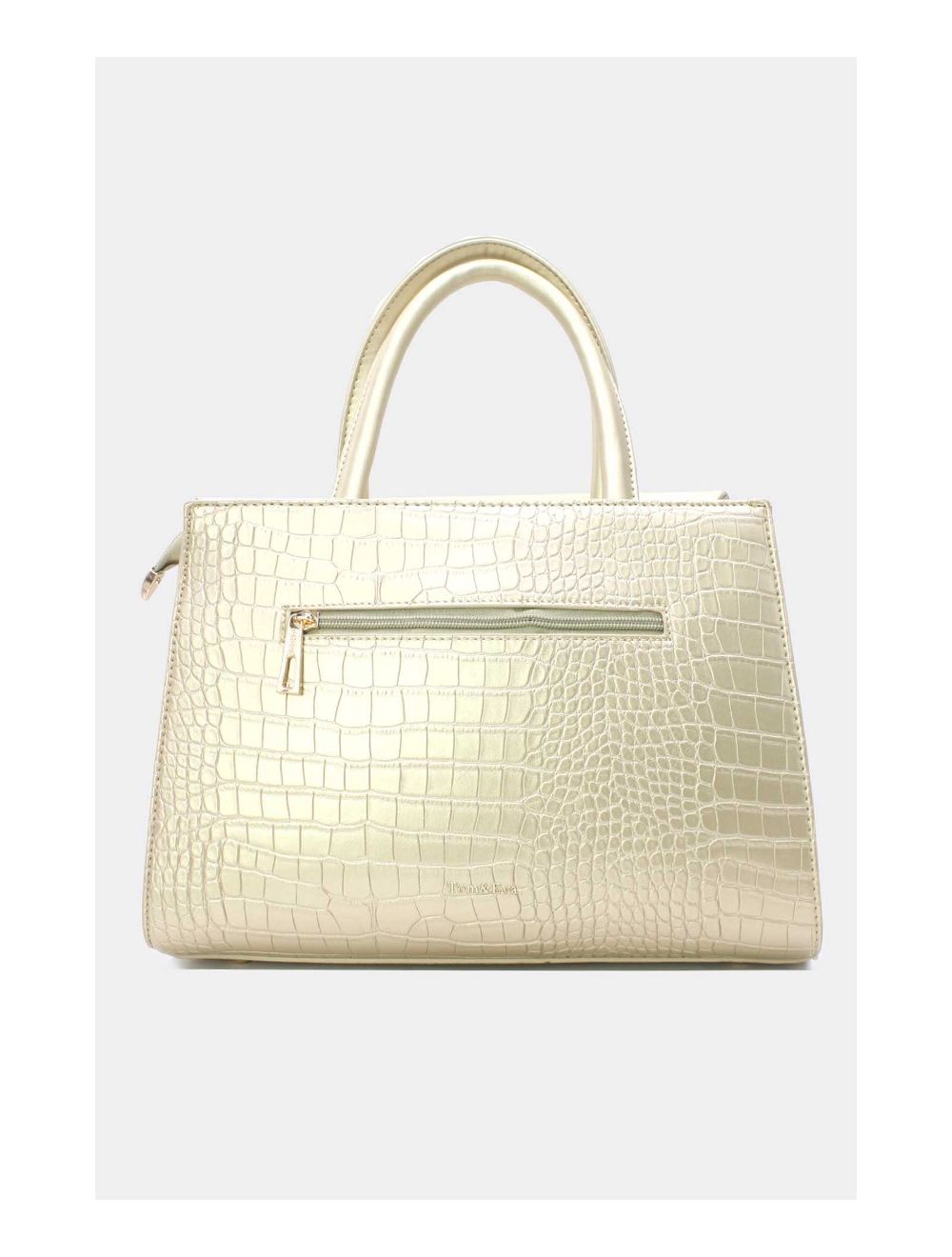 Tom&eva Sac à Main Effet Python Chic Et Vintage 24B-5898-Doré