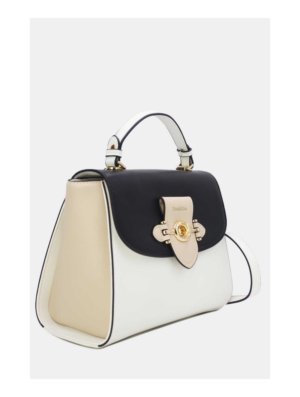 Tom&eva Sac à Main Élégant Tricolors RÉASSORT-24B-5895-White