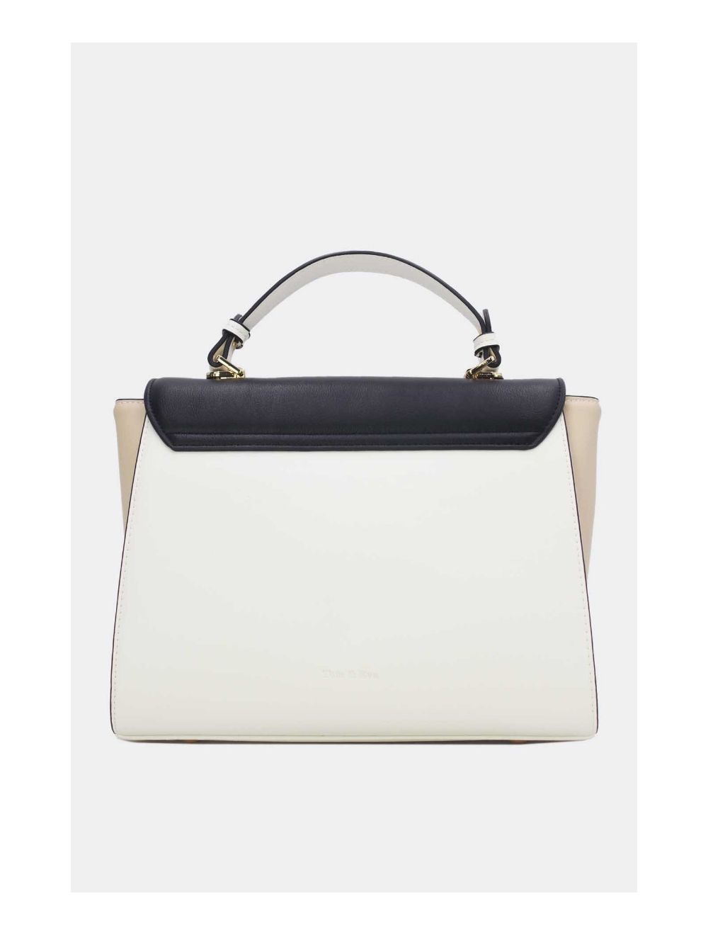 Tom&eva Sac à Main Élégant Tricolors RÉASSORT-24B-5895-White