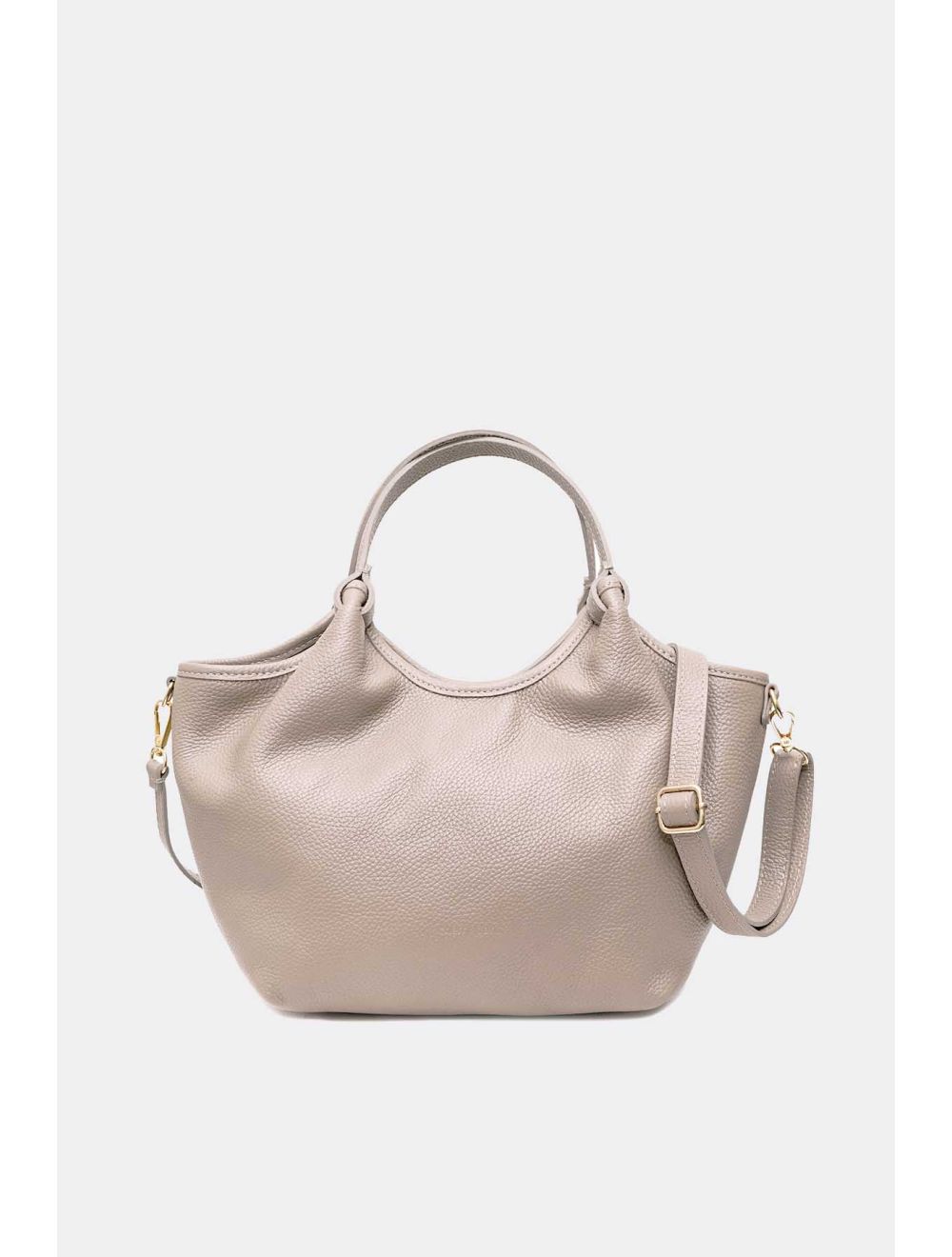 Tom&eva Sac à Main En Cuir De Vachette Grainée 4142 ALLEY-Beige