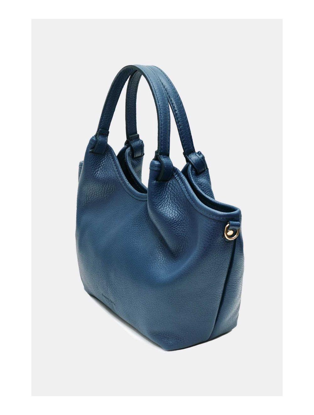 Tom&eva Sac à Main En Cuir De Vachette Grainée 4142 ALLEY-Petrole