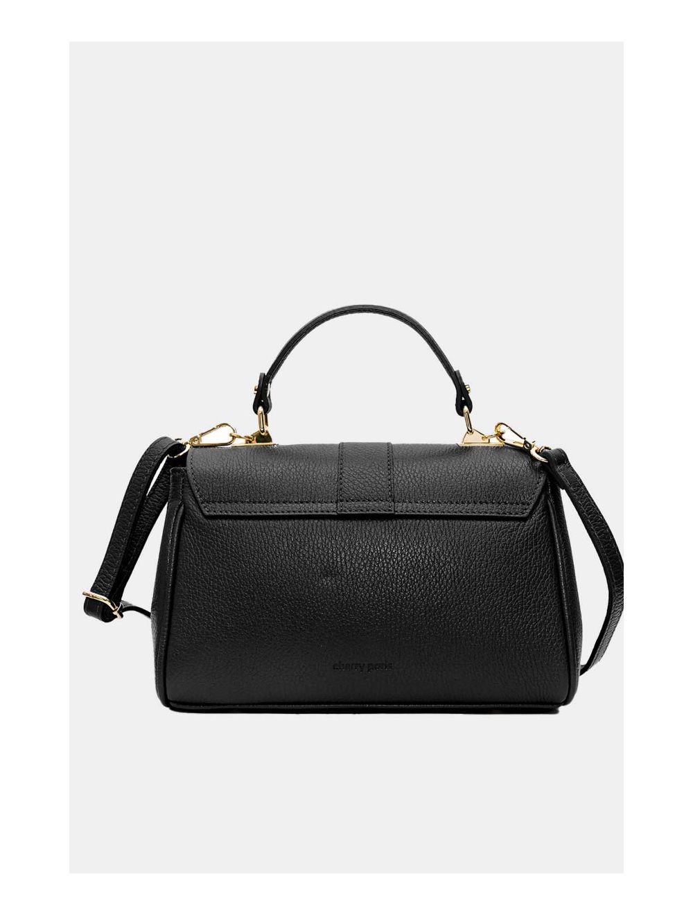 Tom&eva Sac à Main En Cuir Vachette Grainé 4140 MAELIE-NOIR