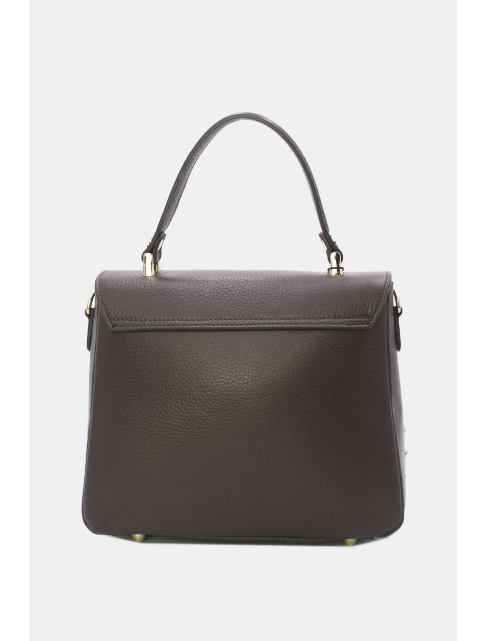 Tom&eva Sac à Main En Cuir Vachette Grainée 24C-913 MONDOB-Coffee