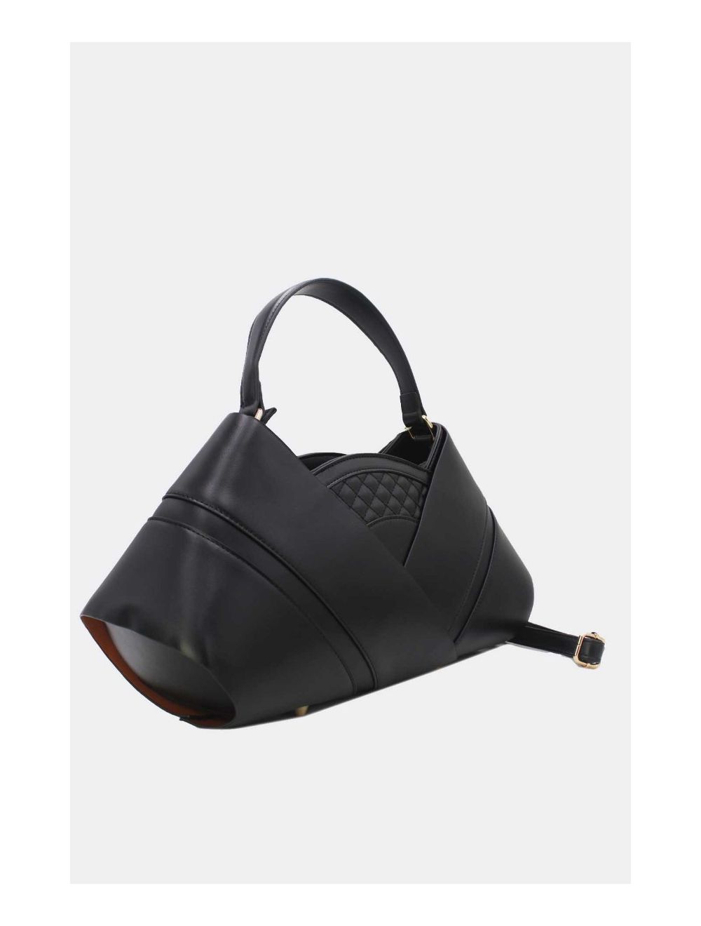 Tom&eva Sac à Main En Forme Triangle 24B-5987-Black