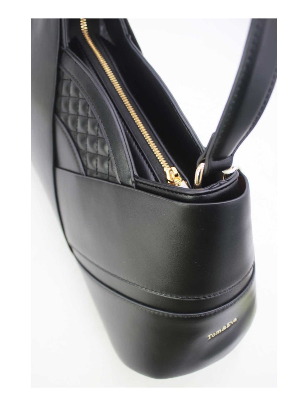 Tom&eva Sac à Main En Forme Triangle 24B-5987-Black