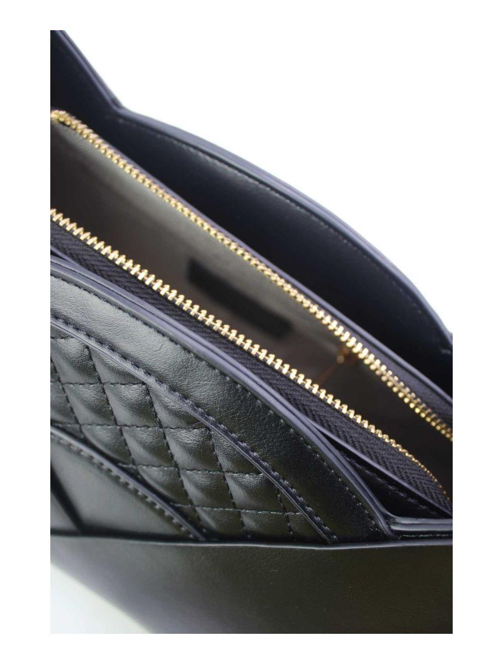 tom&eva Sac à Main En Forme Triangle 24B-5987-Black