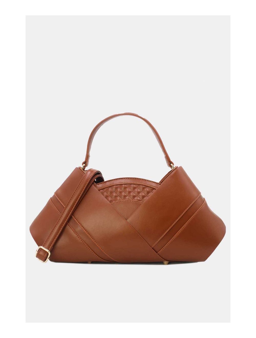 Tom&eva Sac à Main En Forme Triangle 24B-5987-Marron