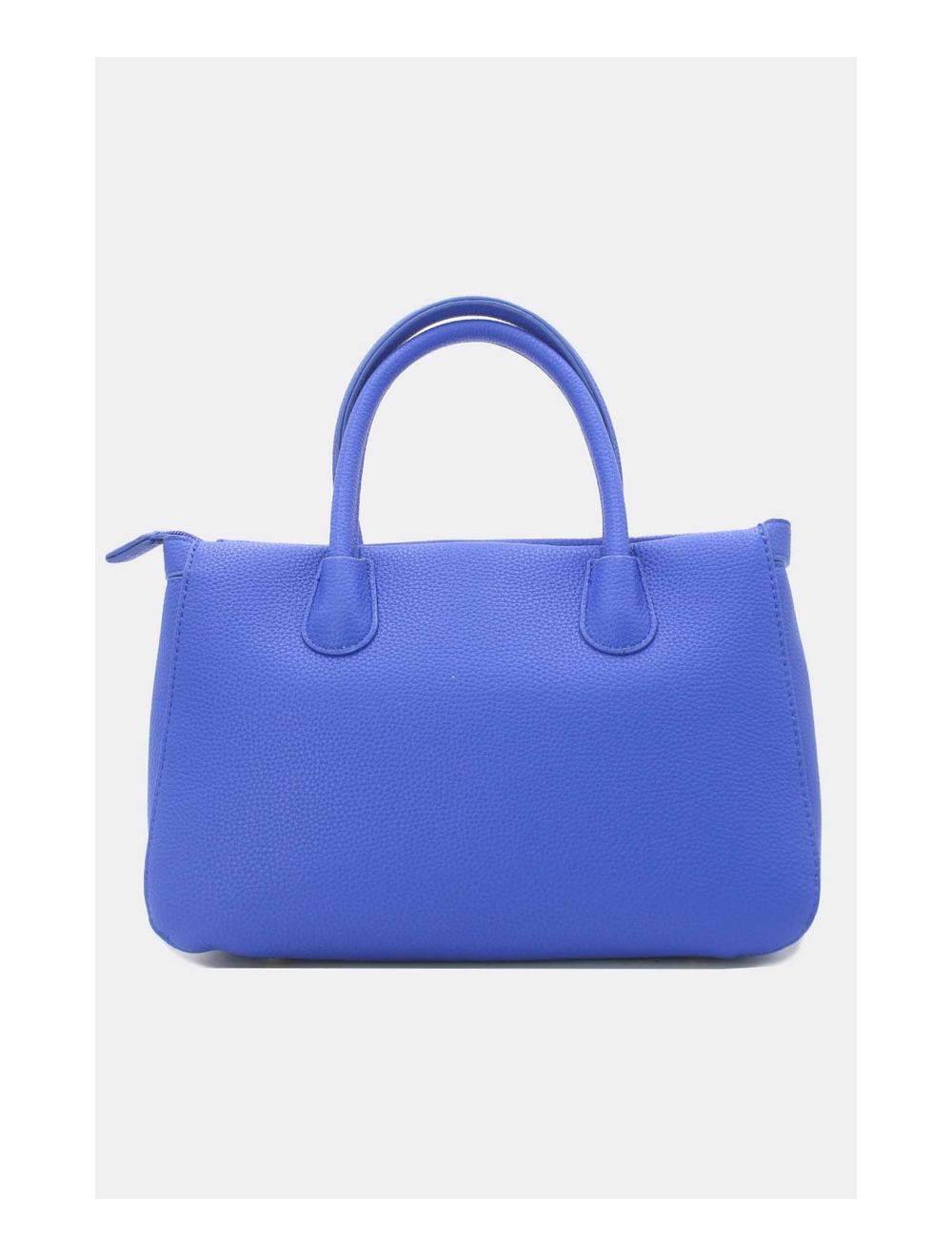 Tom&eva Sac à Main Épuré Effet Grainé 23B-5844-Bleu