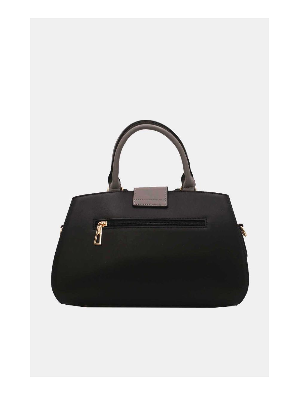 Tom&eva Sac à Main Femme à Languette 23B-5831-Black/Grey