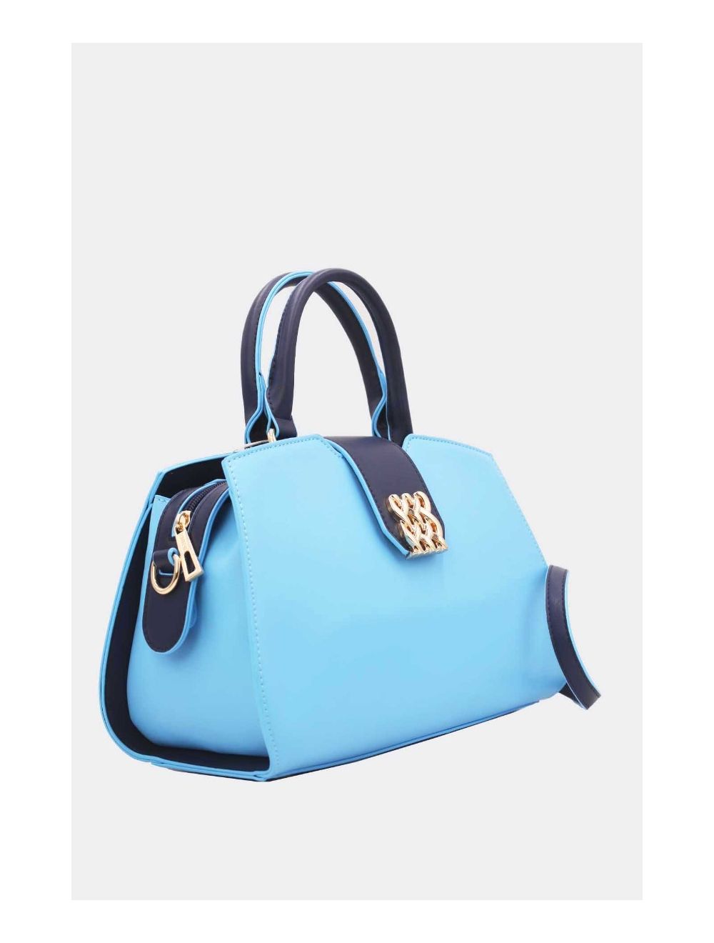 Tom&eva Sac à Main Femme à Languette 23B-5831-Blue/Navy