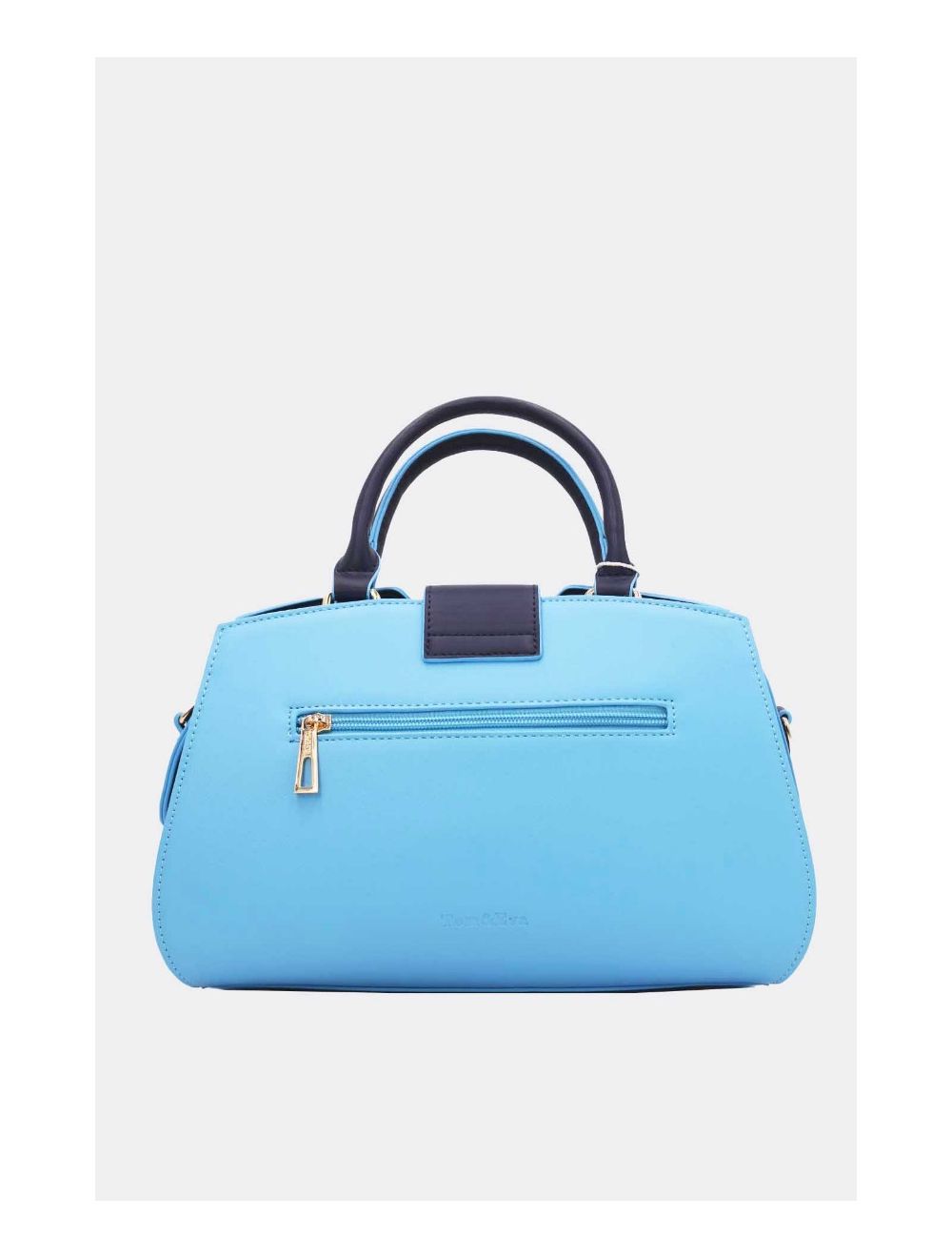 Tom&eva Sac à Main Femme à Languette 23B-5831-Blue/Navy