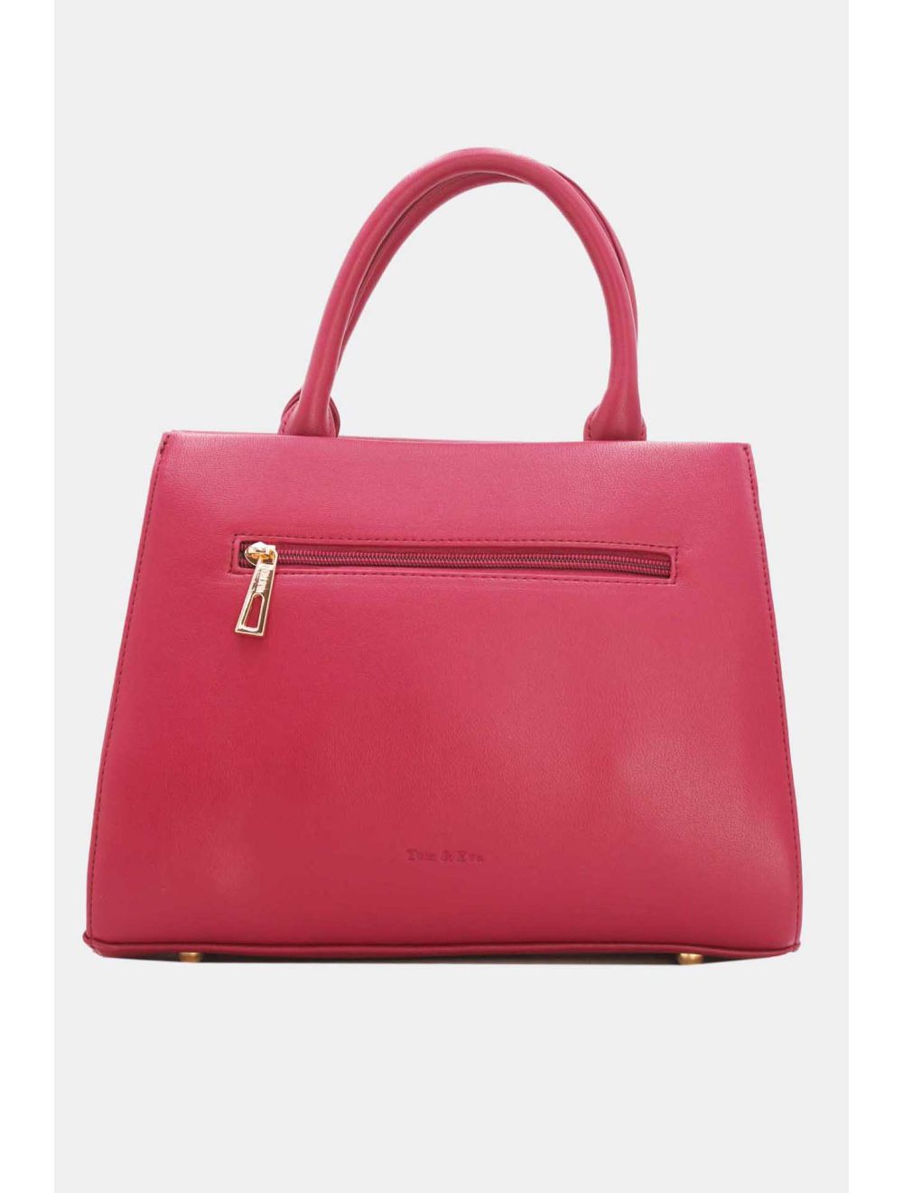 Tom&eva Sac à Main Femme à Rabat Plissé 22B-5637-Rose