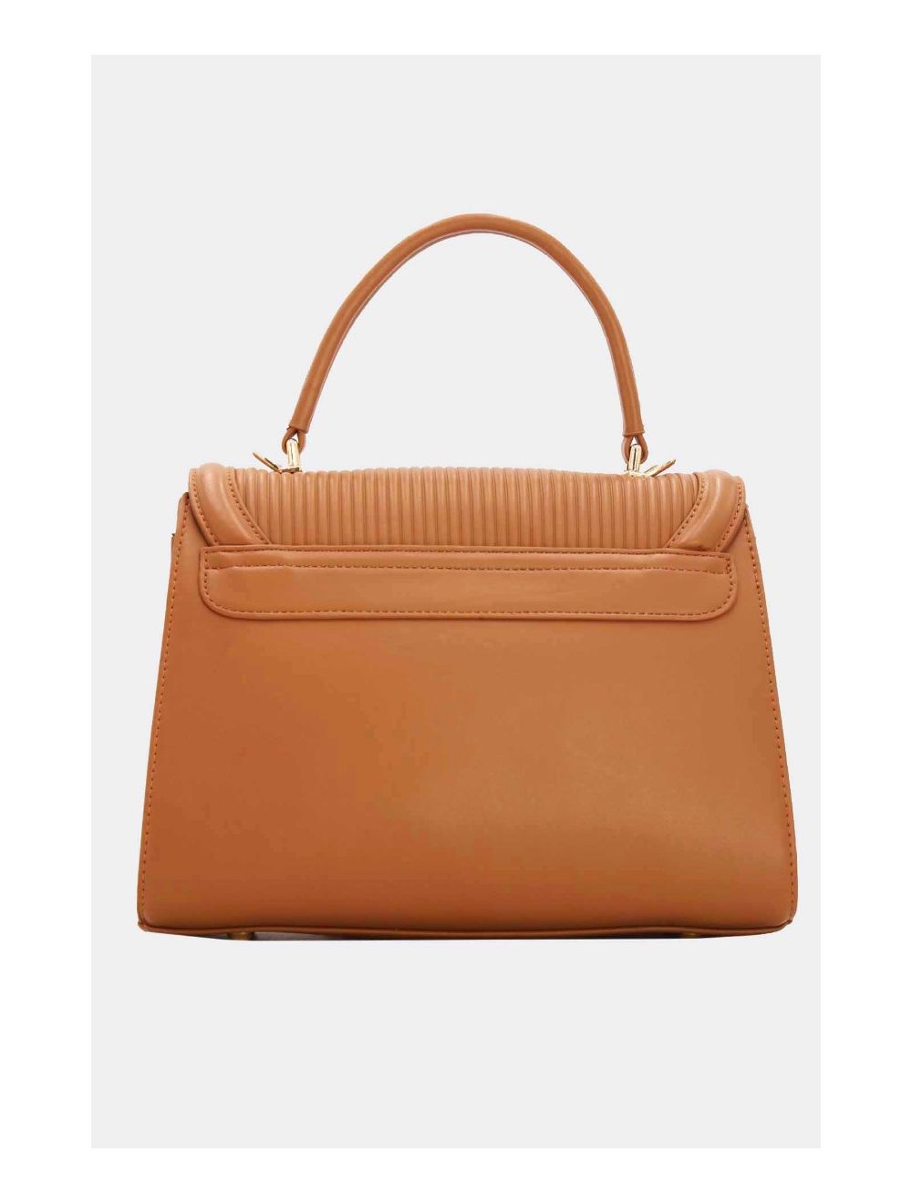 Tom&eva Sac à Main Femme à Rabat Plissé Multi Compartiments 23B-5728-Marron