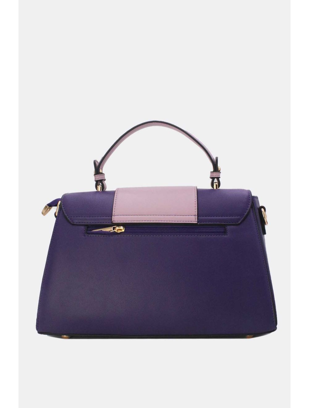 Tom&eva Sac à Main Femme Avec Languette 24B-5900-D.purple/L.purple/PU