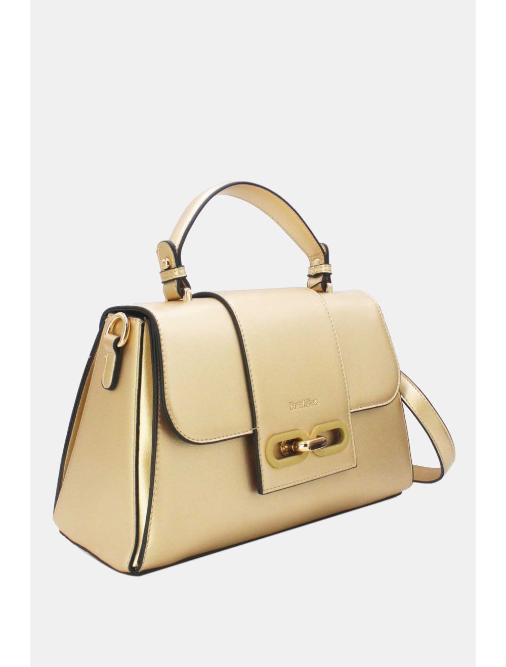 Tom&eva Sac à Main Femme Avec Languette 24B-5900-Doré