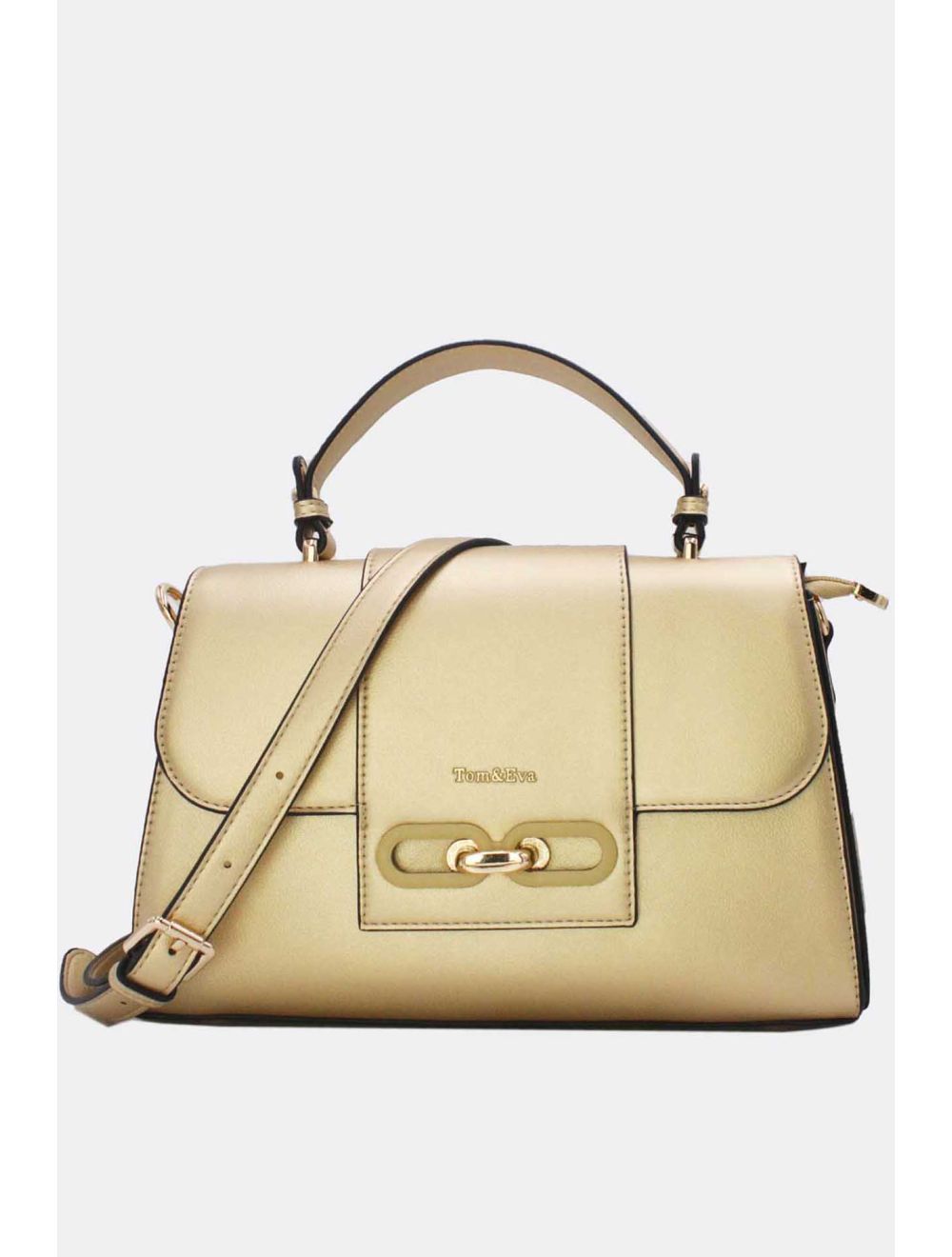 tom&eva Sac à Main Femme Avec Languette 24B-5900-Doré