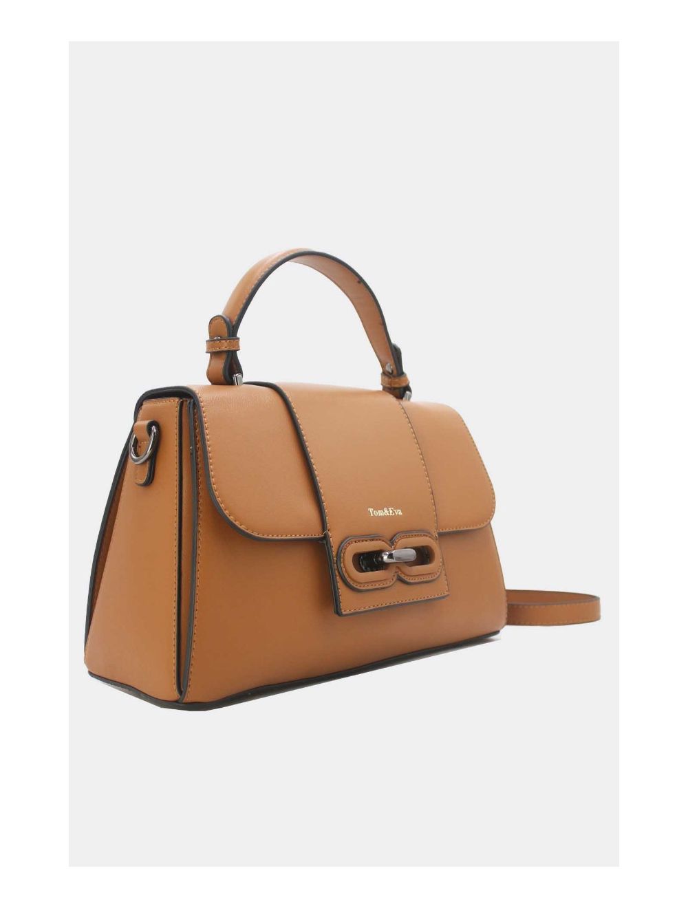 Tom&eva Sac à Main Femme Avec Languette 24B-5900-Marron