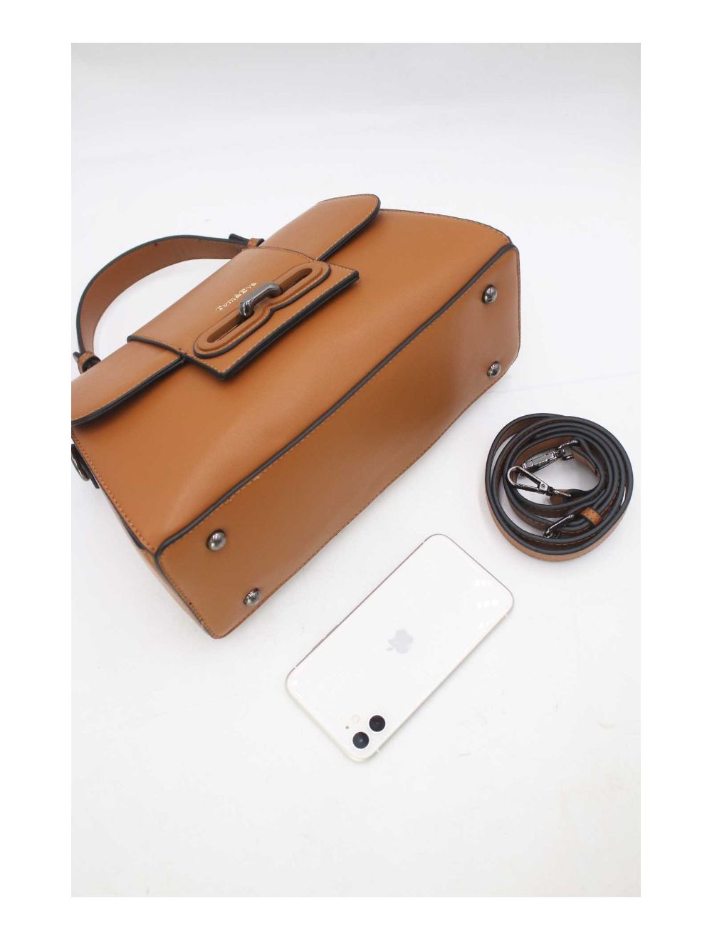 tom&eva Sac à Main Femme Avec Languette 24B-5900-Marron