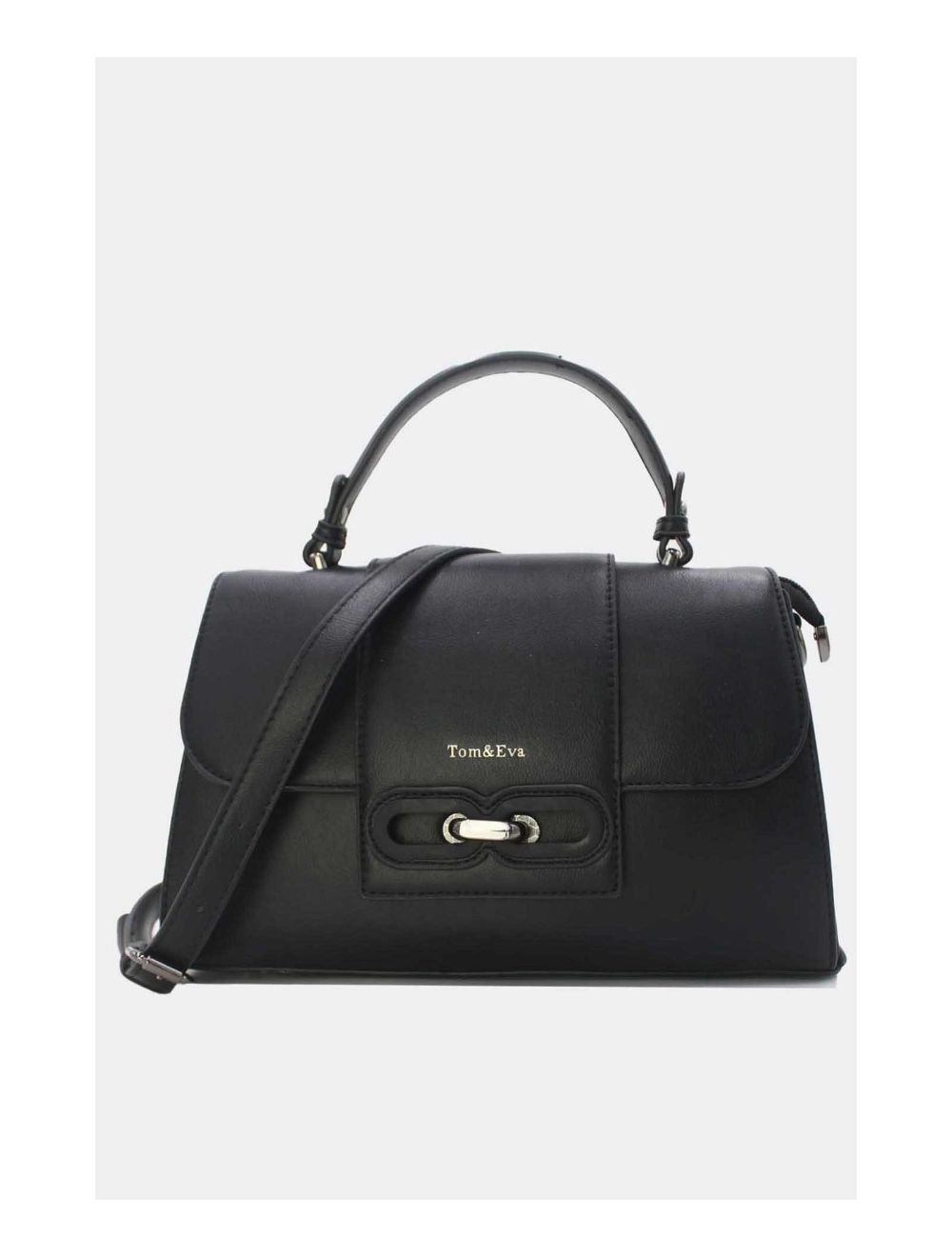 Tom&eva Sac à Main Femme Avec Languette 24B-5900-Noir
