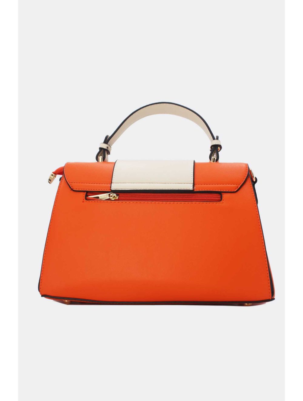 Tom&eva Sac à Main Femme Avec Languette 24B-5900-Orange/White