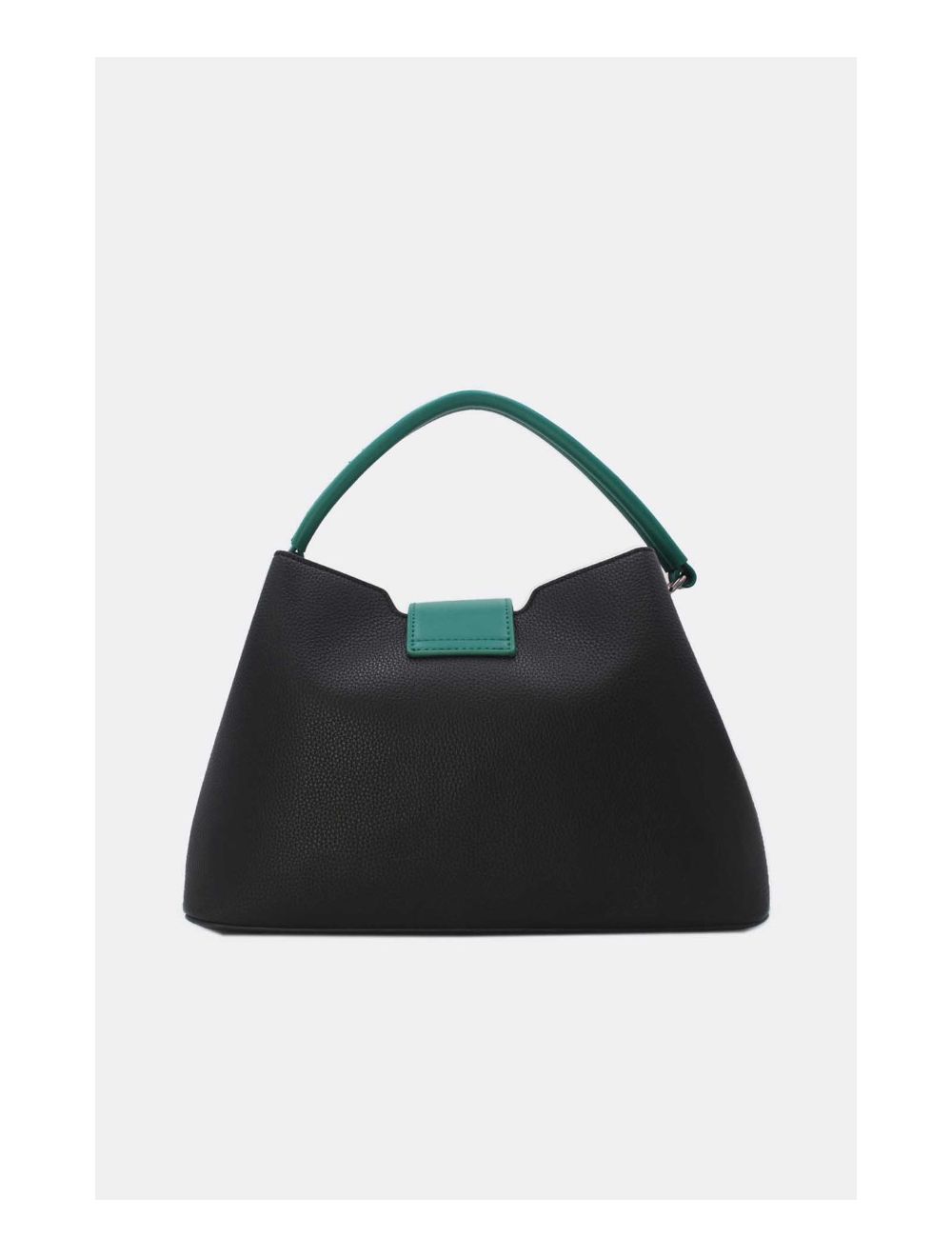 Tom&eva Sac à Main Femme Avec Languette 24B-6118-Black/Green