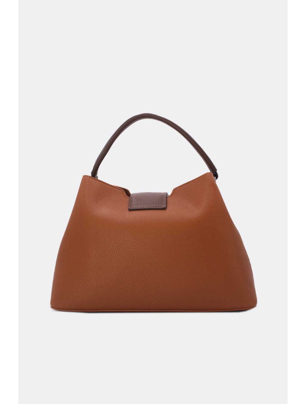 Tom&eva Sac à Main Femme Avec Languette 24B-6118-Brown/Coffee