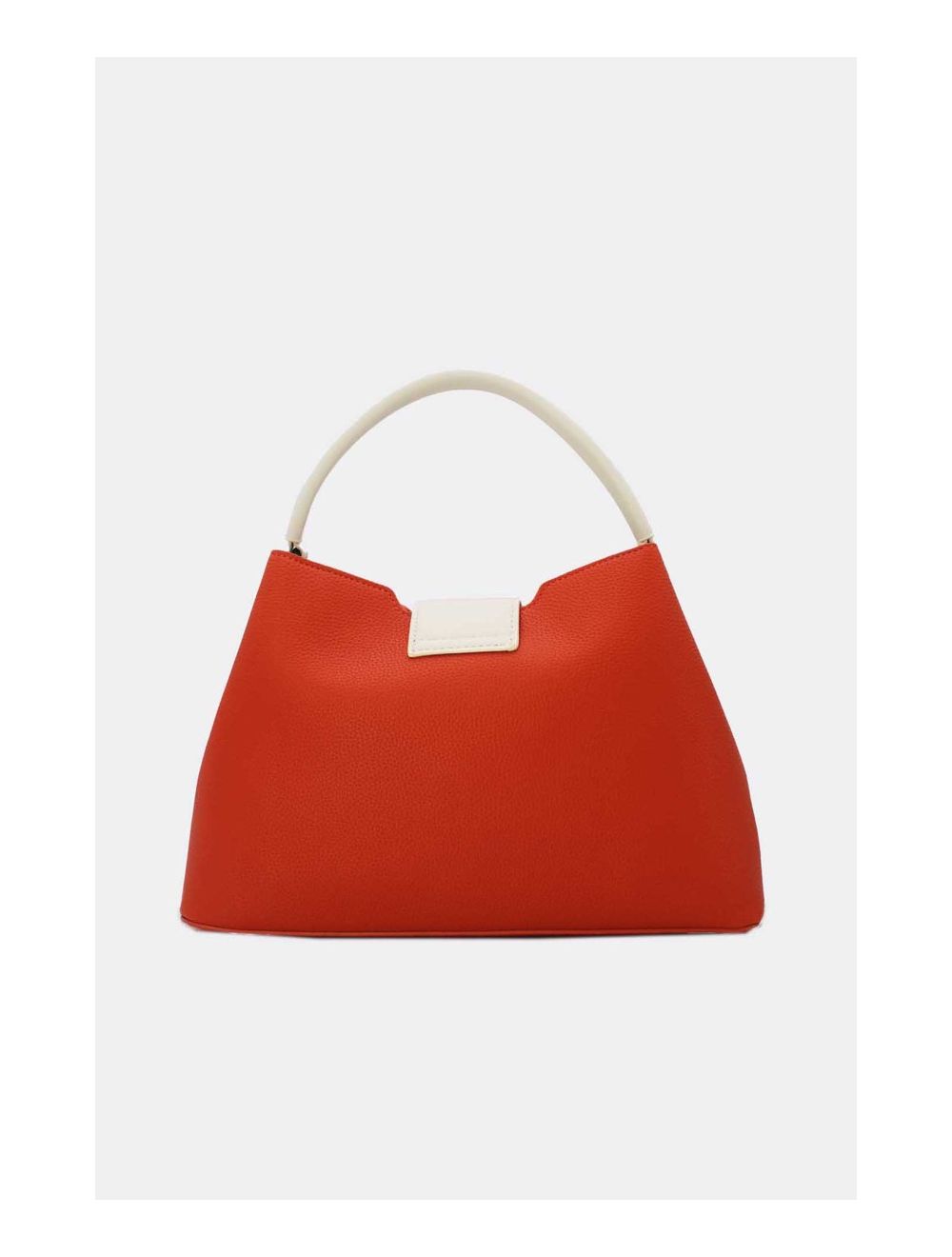 Tom&eva Sac à Main Femme Avec Languette 24B-6118-Orange/Beige