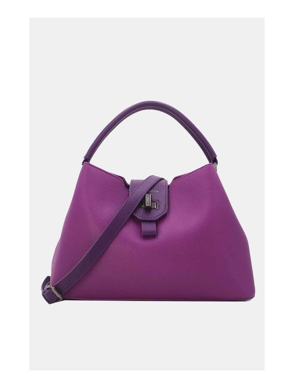 tom&eva Sac à Main Femme Avec Languette 24B-6118-Violet
