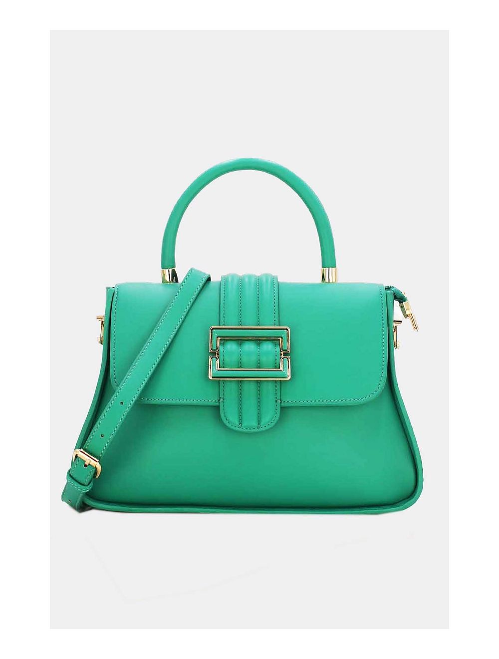 Tom&eva Sac à Main Femme Avec Languette 6939-L.Green