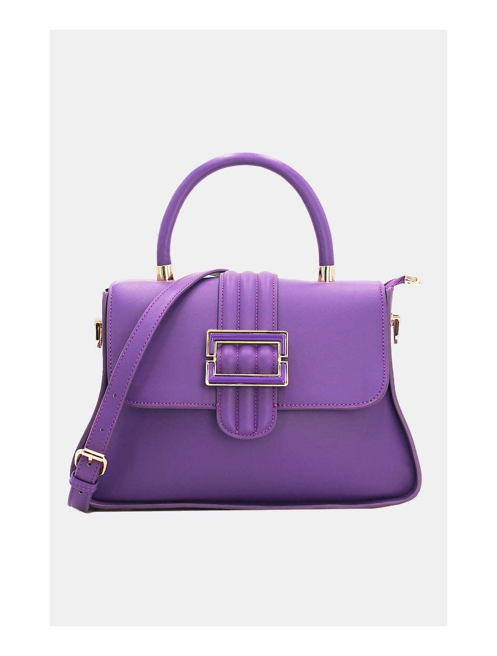 Tom&eva Sac à Main Femme Avec Languette 6939-Purple
