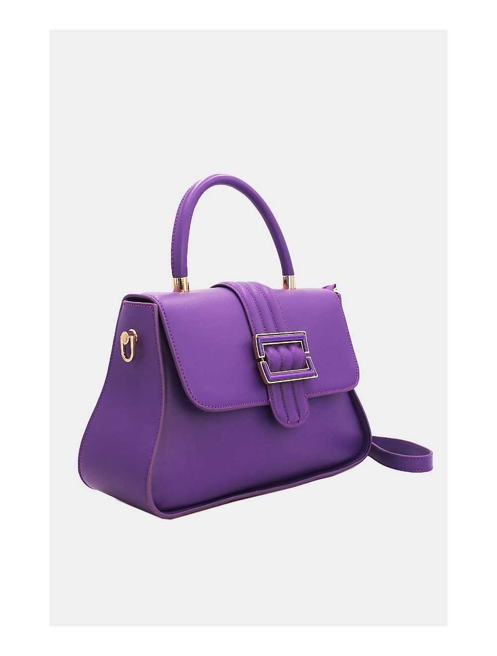 Tom&eva Sac à Main Femme Avec Languette 6939-Purple