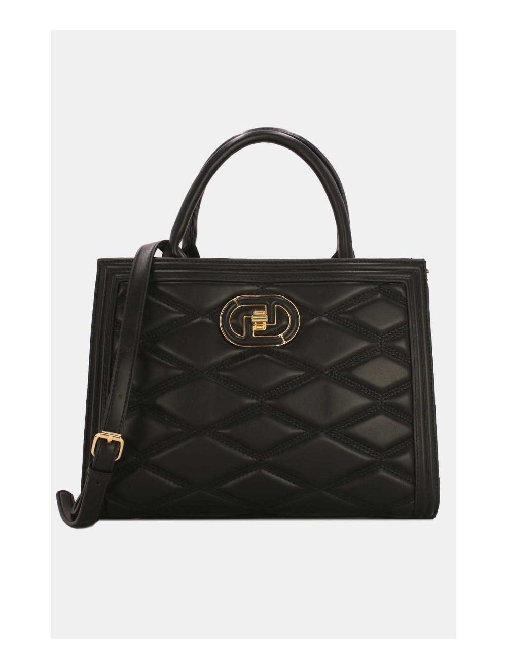 Tom&eva Sac à Main Femme Chic Matelassé 22B-5730-Black