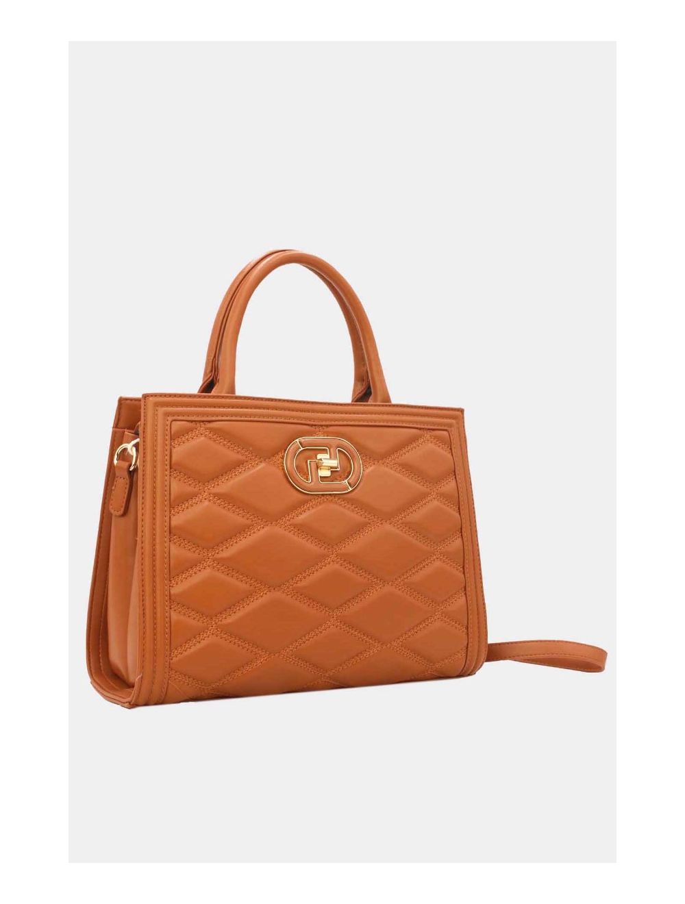 Tom&eva Sac à Main Femme Chic Matelassé 22B-5730-Brown