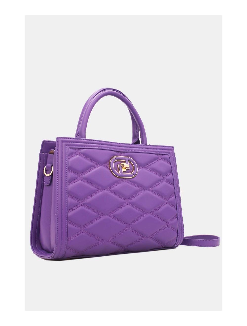 Tom&eva Sac à Main Femme Chic Matelassé 22B-5730-Purple