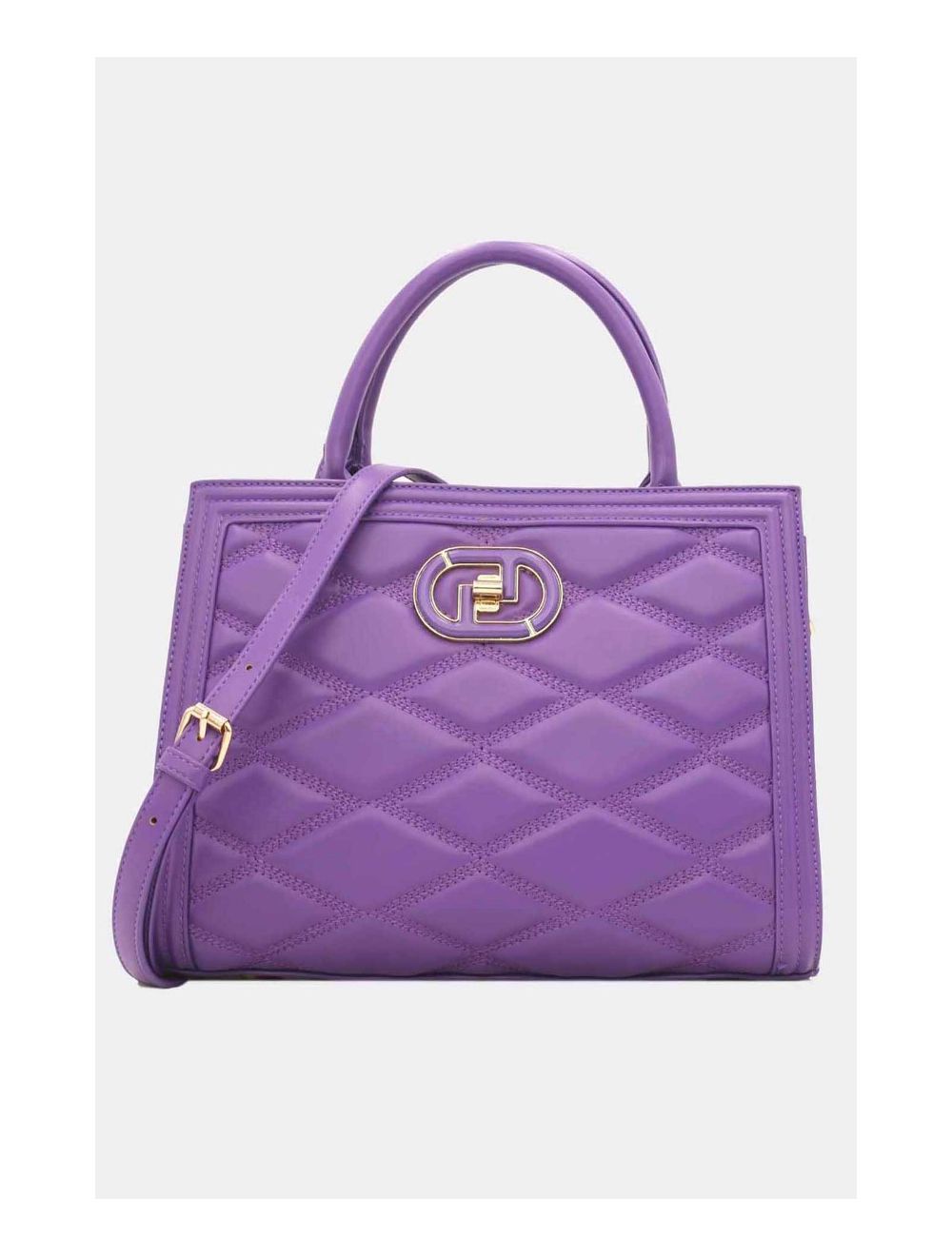 tom&eva Sac à Main Femme Chic Matelassé 22B-5730-Purple