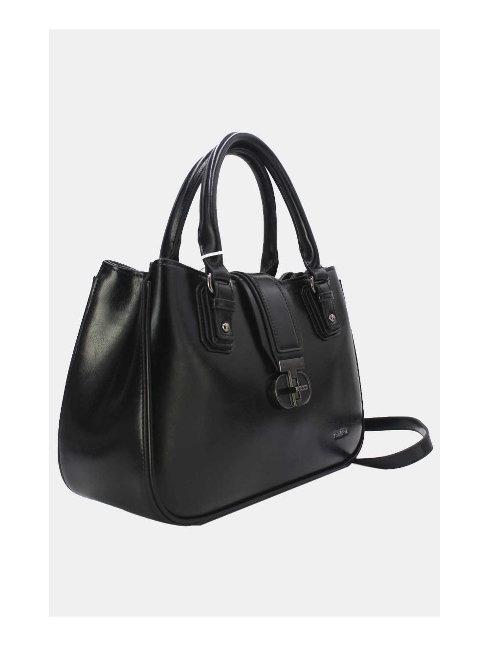 Tom&eva Sac à Main Femme Effet Vernis Style 24B-6032-Noir
