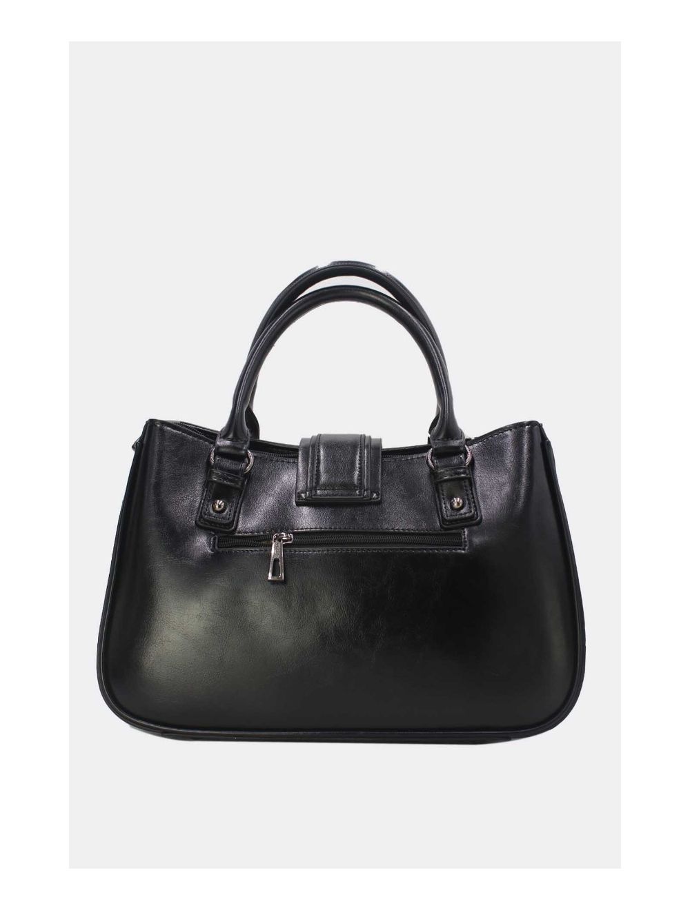Tom&eva Sac à Main Femme Effet Vernis Style 24B-6032-Noir