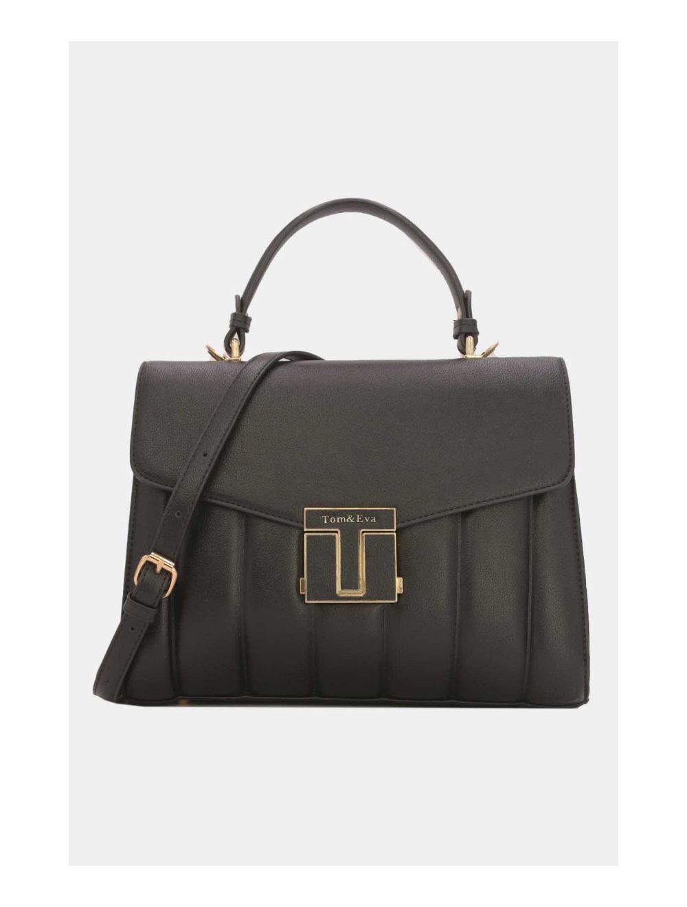 Tom&eva Sac à Main Femme Multi Compartiments Chic 23B-5744-Noir