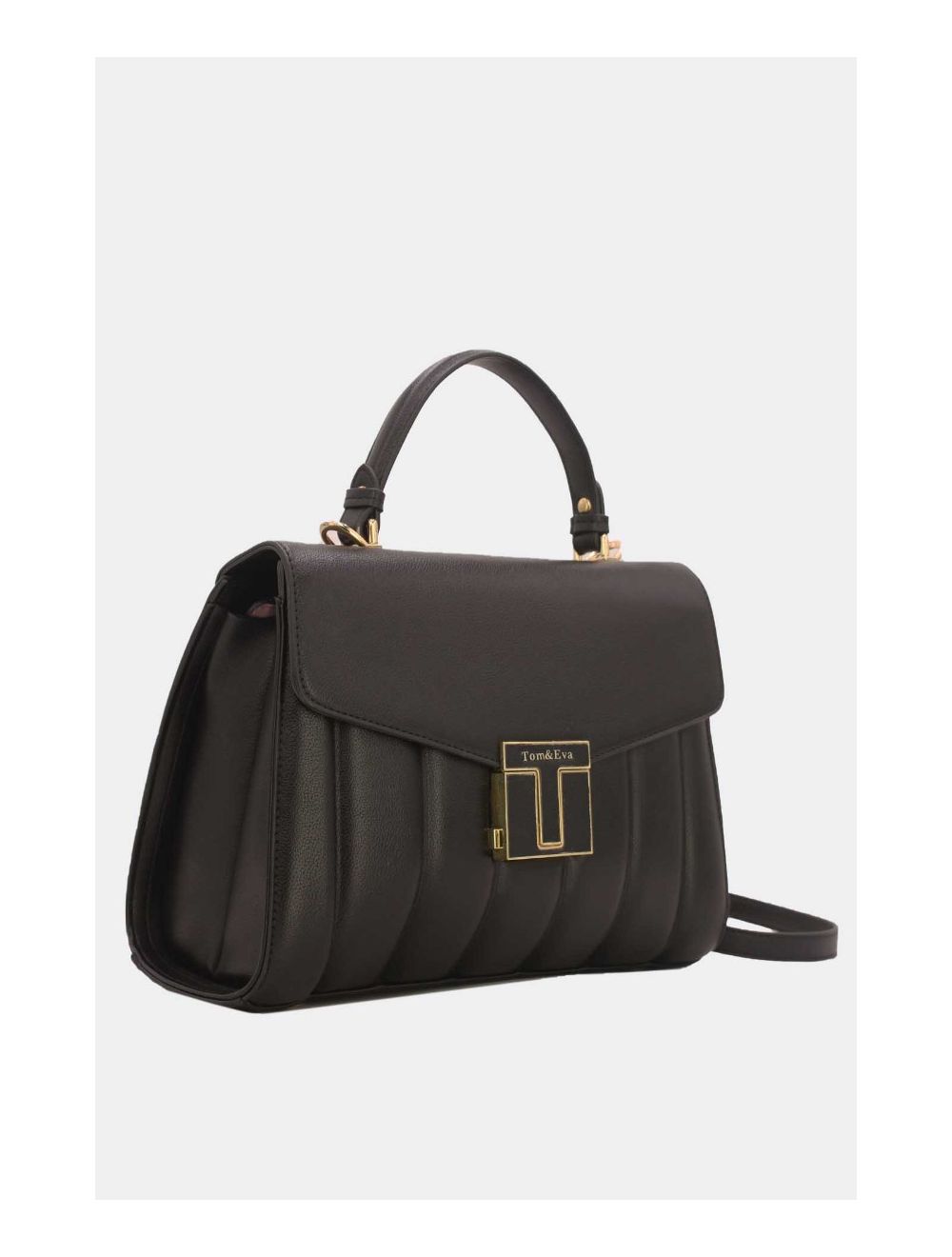 Tom&eva Sac à Main Femme Multi Compartiments Chic 23B-5744-Noir