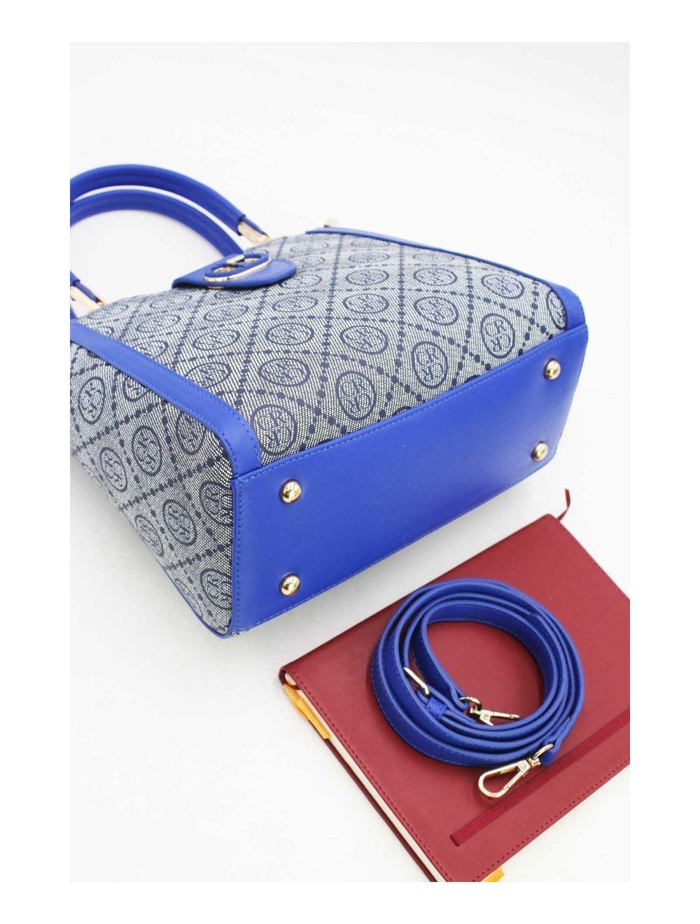 Tom&eva Sac à Main Femme Orné Languette-22B-5667-Marine