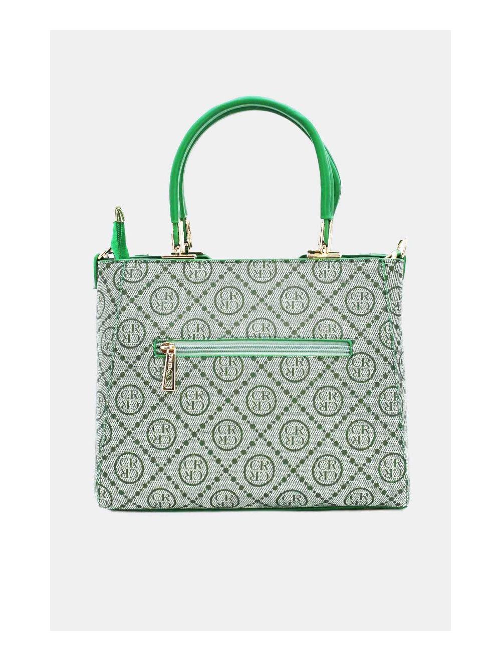 Tom&eva Sac à Main Femme Orné Languette-22B-5667-Vert