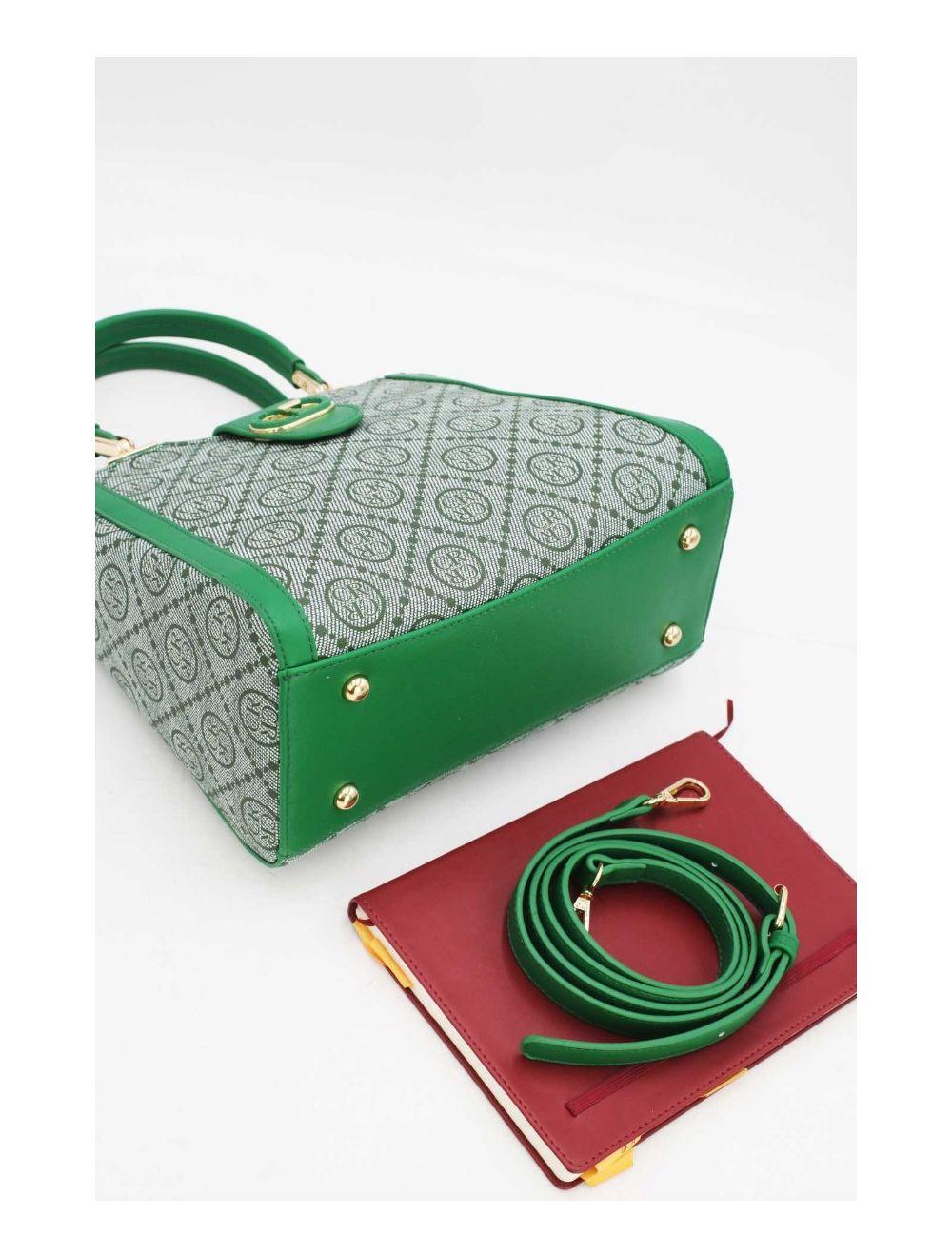 Tom&eva Sac à Main Femme Orné Languette-22B-5667-Vert