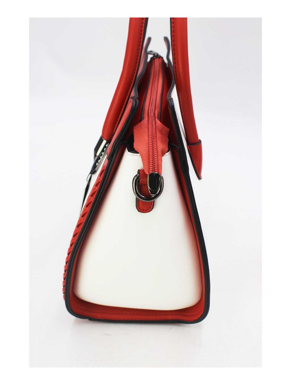 tom&eva Sac à Main Femme Patchwork 24B-6092-Beige/Orange